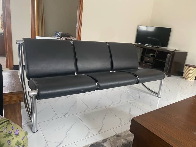 Office Steel Sofas with foam cushions 0