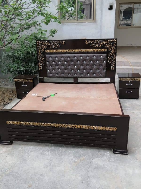 wood bed king size 1
