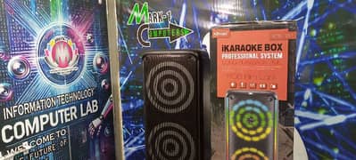 KTS-1912 Wireless Portable Karaoke 23″ Speaker With 2 Microphones