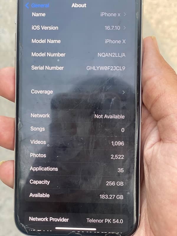 iPhone X 256 gb jv 10/10 condition 4