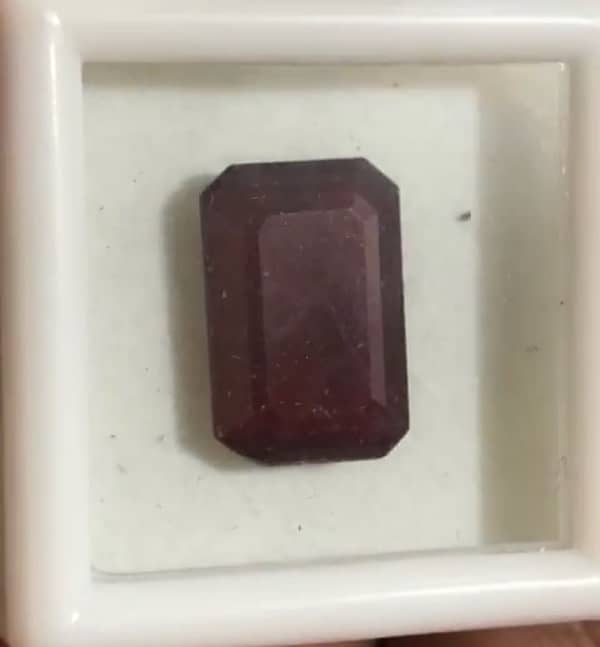 natural ruby emerald cut 1
