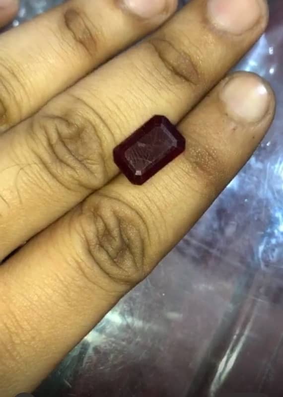 natural ruby emerald cut 2