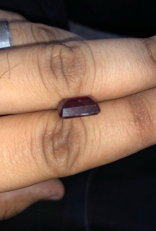 natural ruby emerald cut 5