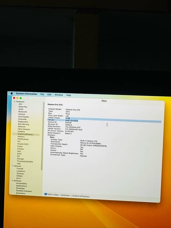 iMac 2017 27” Core i7 | 16GB RAM | 512GB SSD | 4GB Graphics 4