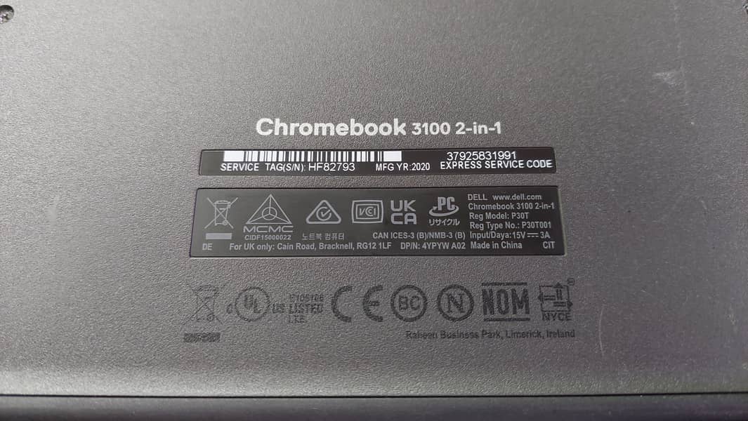 Dell Chromebook 3100 2-in-1 4/32 (2029 update) 14