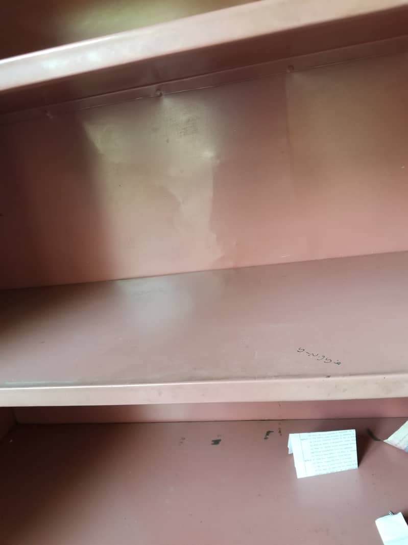 Steel Almirah with transparent glass and in heavy non dented sheet 5