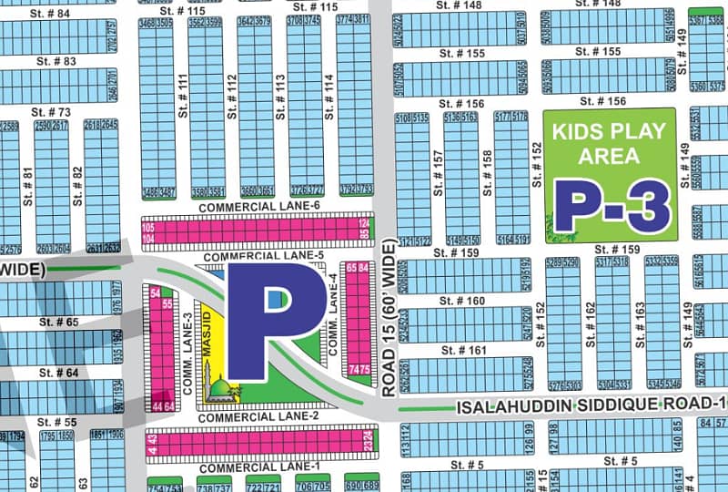 Prime 5 Marla Residential Plot - Sector P, DHA Multan (Street 113, Plot #3725) 0