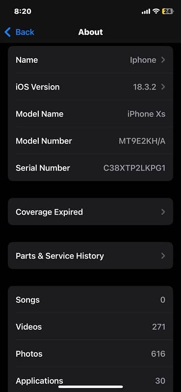 Iphone xs PTA Approved 2