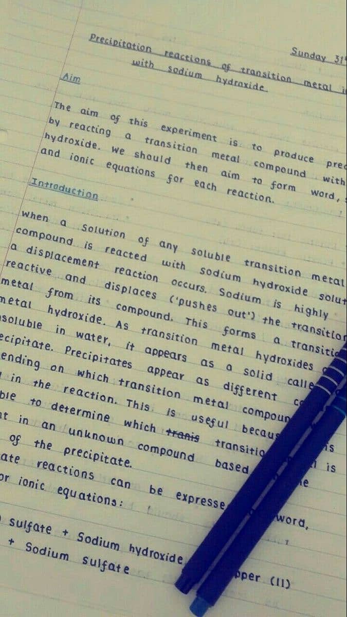 contact writing 3