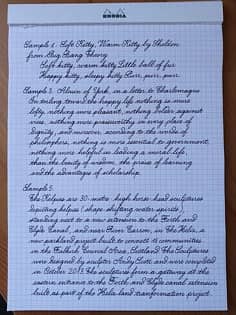 contact writing 7