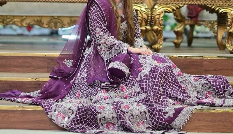 bridal wear maxi (worn once) with complete stone work(customised made) 0