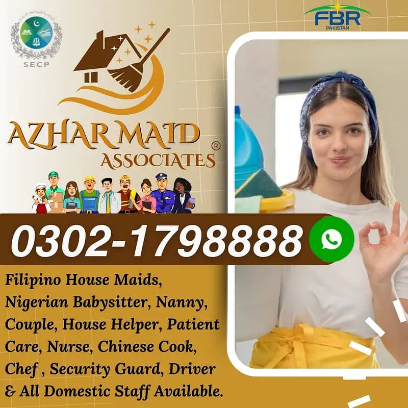 Cook Maid Available ,Filipino house keeping ,Nigerian Maid Available ...
