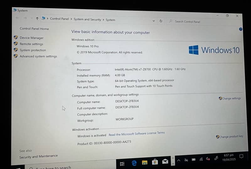 Microsoft Surface tablet 3 2