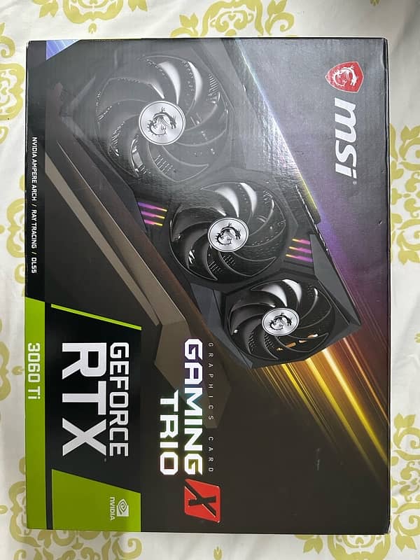 MSI RTX 3060 TI 3X Trio Urgent Sale 0
