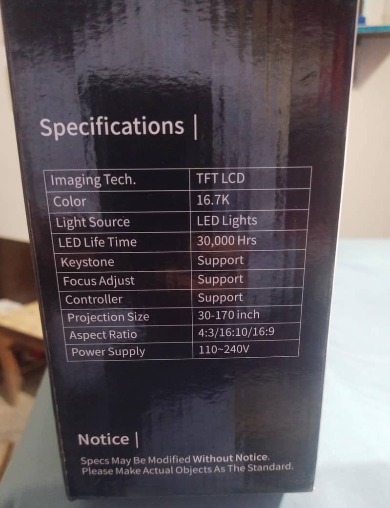 Hot Selling Smart T6 LCD Android Projector Supports 1080P Wifi Full H 4