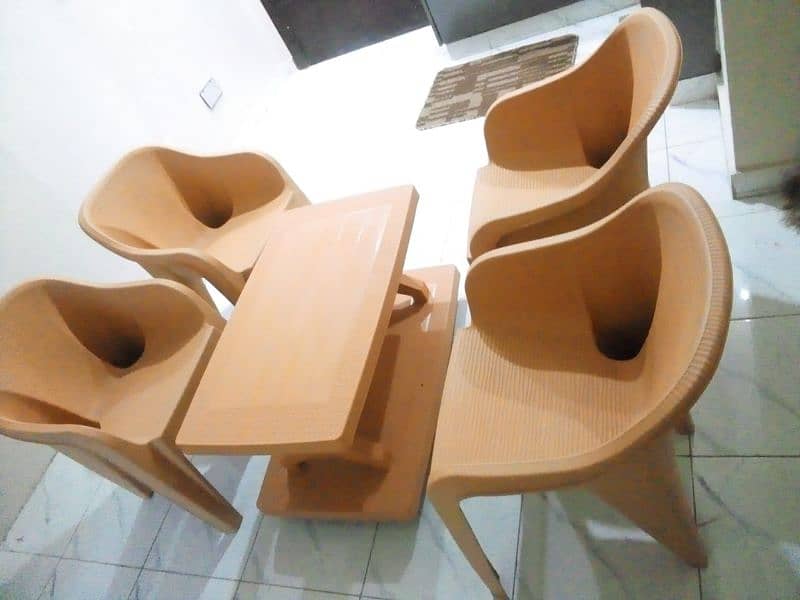 Double Bed for sale with Table Chair Set 5