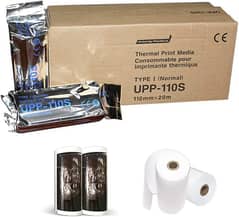 sony ultrasound roll/ ECG paper roll/ lab sticker/ Qmatic machine roll