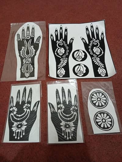 Mehndi Design Stencils/Stickers Deal