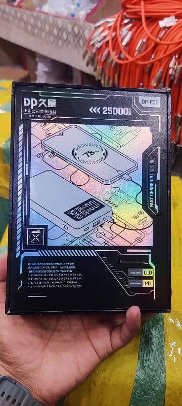 dp orignal power bank 25000 mah 130watt 0