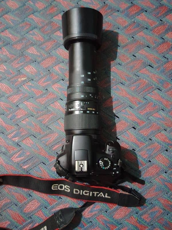 Canon 1300d wifi dslr camera with sigma 70-300mm lens and accessories. 2