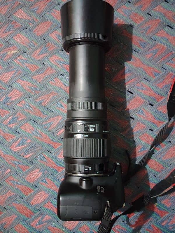 Canon 1300d wifi dslr camera with sigma 70-300mm lens and accessories. 4