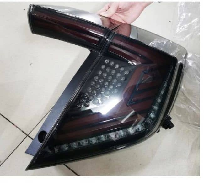 Car LED Taillight Tail Light For Honda Civic Type R Hatchback 3