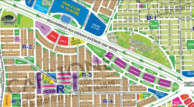 Prime Location Plot in Sector R-3 | Near Kashmir Park & Jinnah Avenue | DHA Multan 0