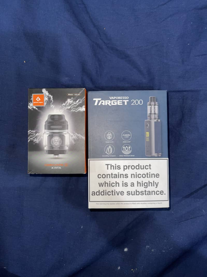 Vaporesso Target 200 + Geekvape ZX RTA – High-Performance Vape Combo! 0