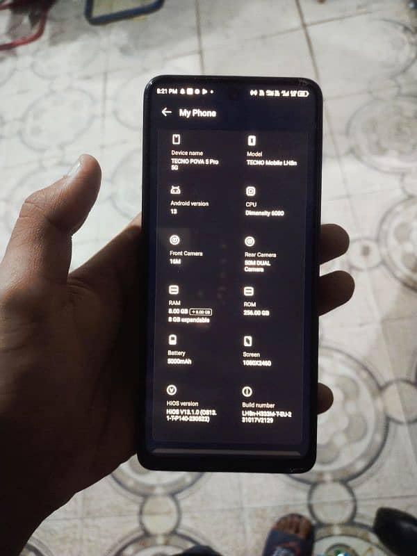 Tecno pova 5 pro 5G 4