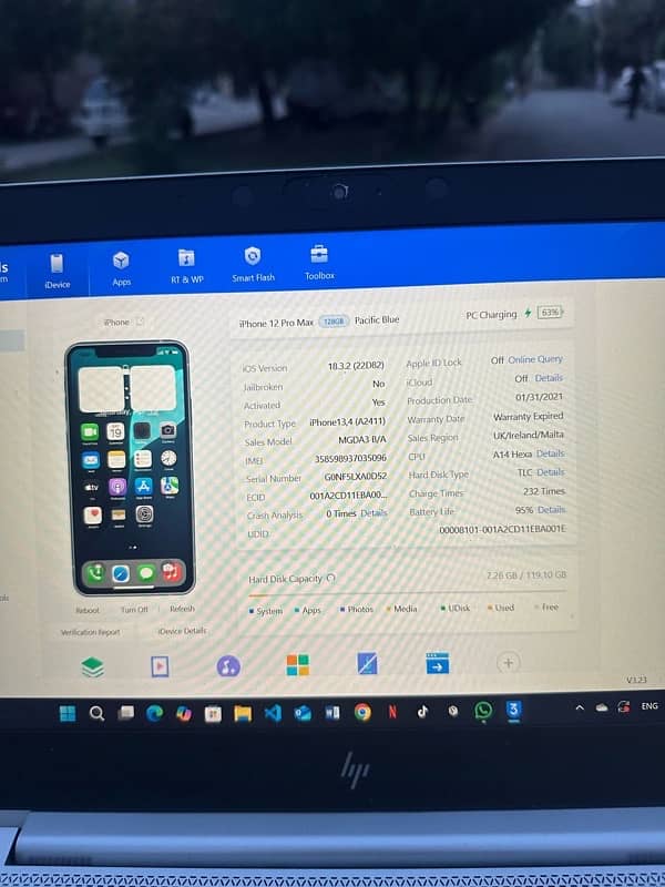 IPhone 12 PRO MAX 128gb factory unlock 95bh 4