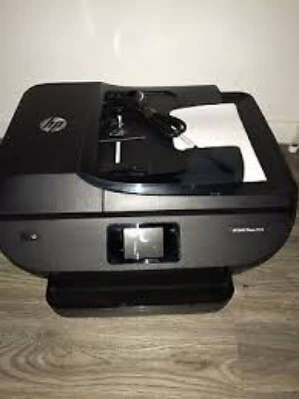 Hp 7858 Wi-Fi printer color black print all-in-one printer 1
