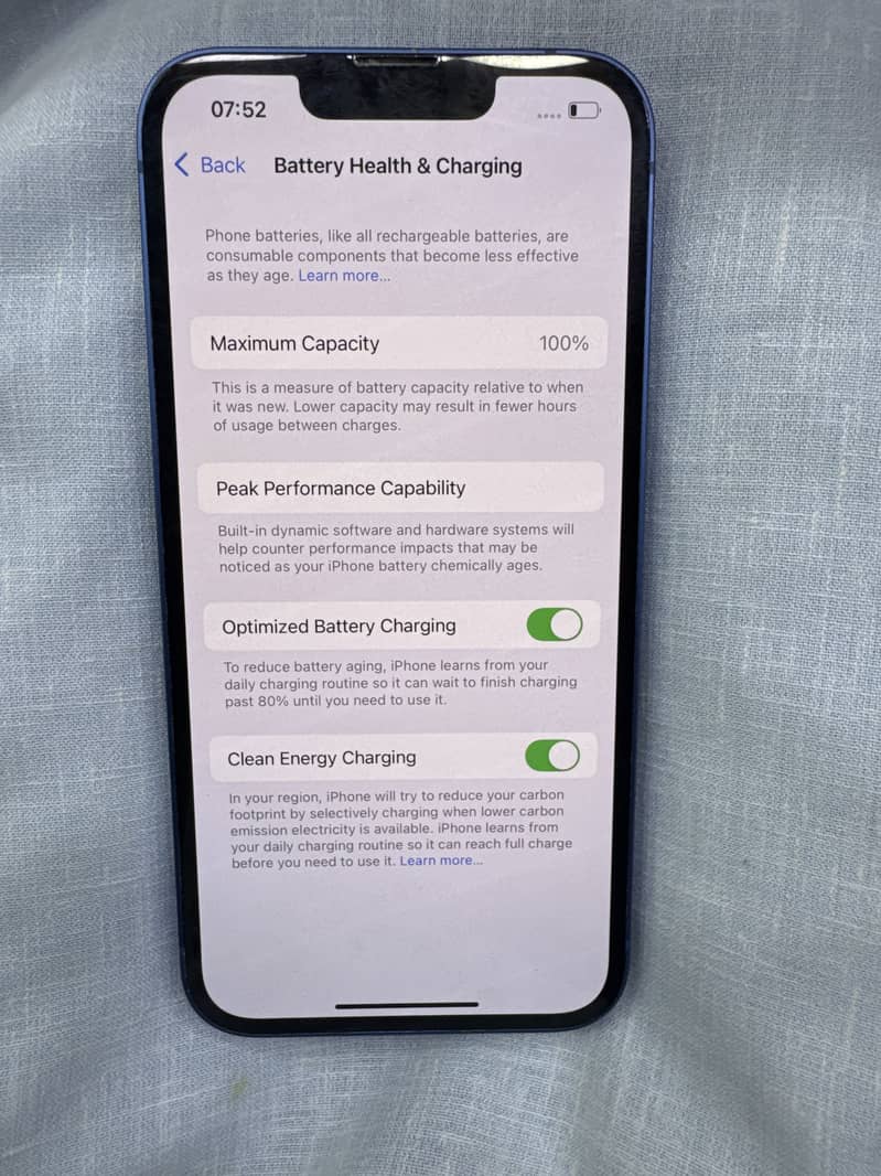 iPhone 13 256 gb 100 battery 4