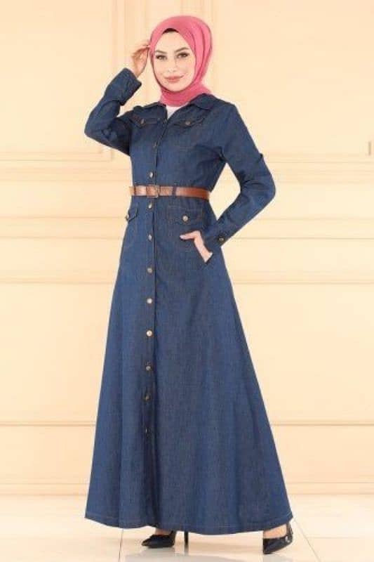 Turkish Denim Abaya FOR SALE 0