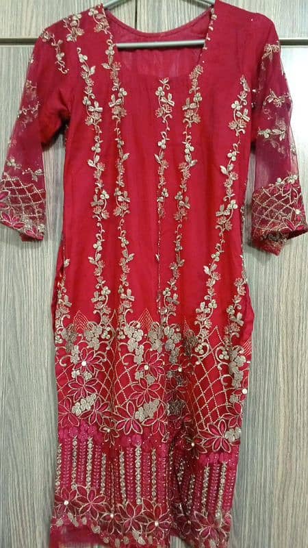 3-piece set including with net embellishments, ready to wear 10
