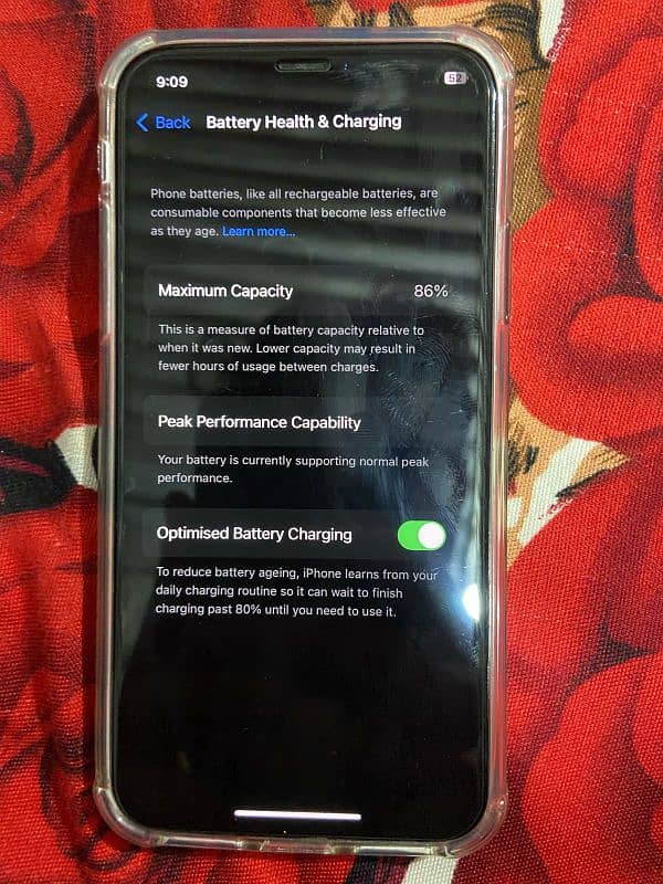 iPhone X 256 GB Slightly Used 86 Battery Health 2