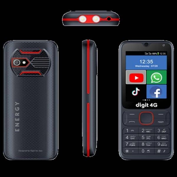 Jazz digit 4g Energy red Colour 0