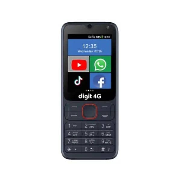 Jazz digit 4g Energy red Colour 1