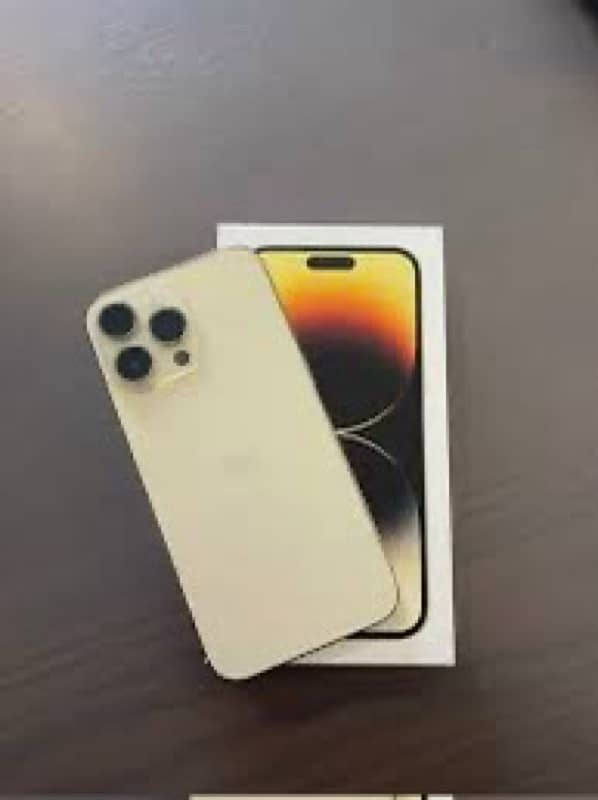 iphone 14 pro max golden box 0