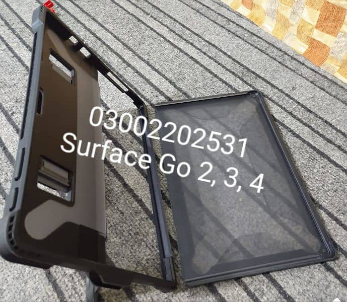 Rugged Case for Microsoft Surface Go & 2, 3, 4 0