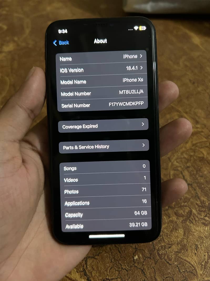 i phone xs 10/10 64 2