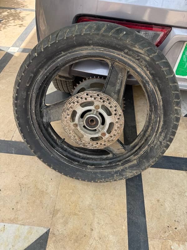 japanese alloy rims for bikes. brake disks and sprocket free 1
