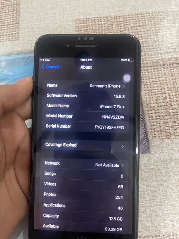 Apple iphone 7 plus Non Pta Urgent sale 5
