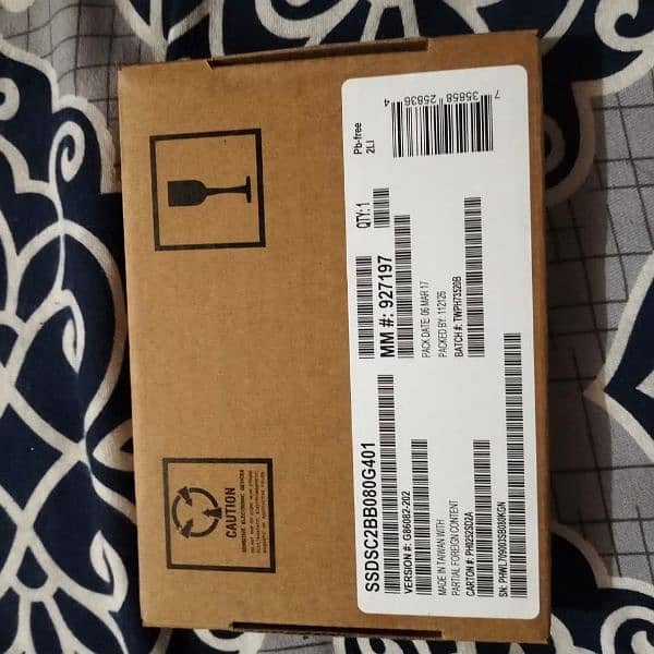 Intel SSD 80GB New Box Packed Zero Used 100% health 5