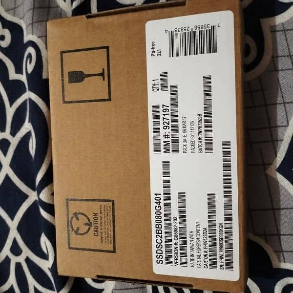 Intel SSD 80GB New Box Packed Zero Used 100% health 6