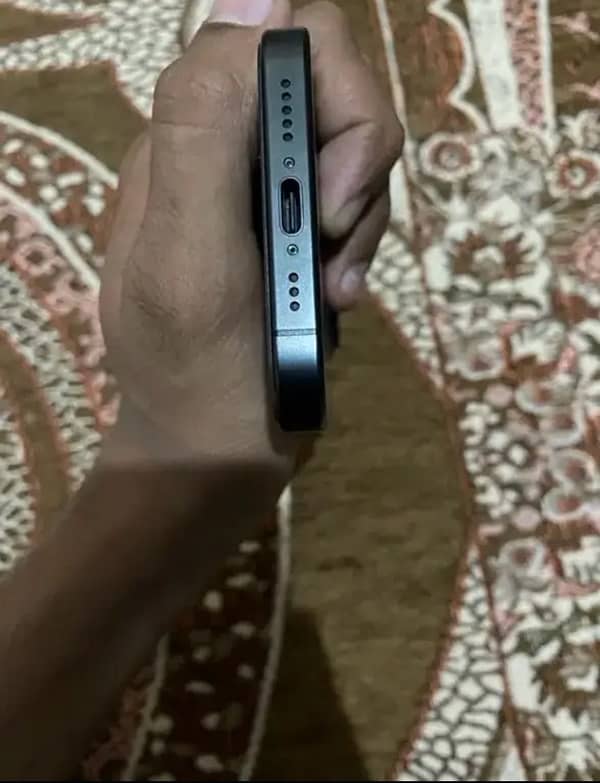 iphone 15pro jv 128  black titanium 92%health 2