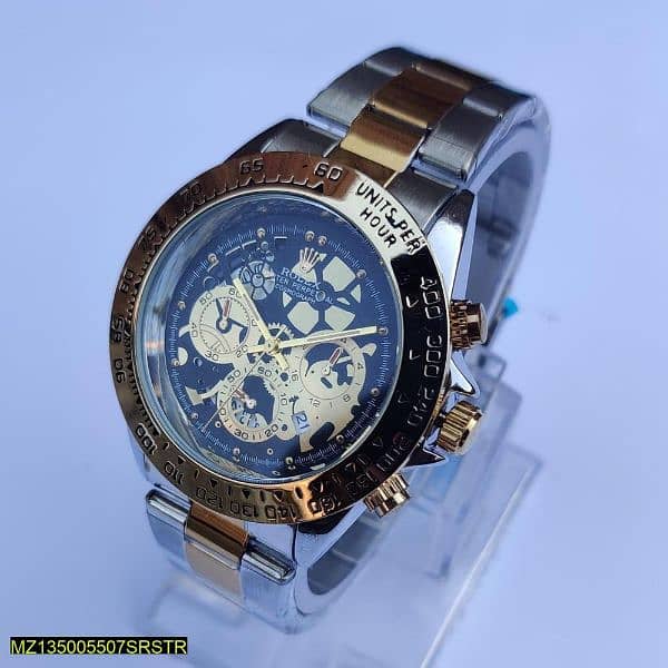 Rolex logo analogue style watch 2