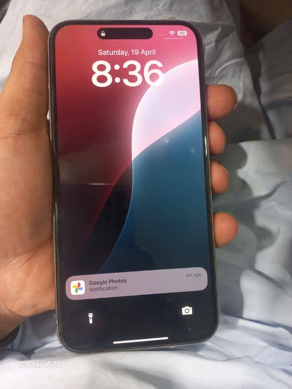 iphone 15 pro max non pta 98 battrey health 10 by 10 conditions 0