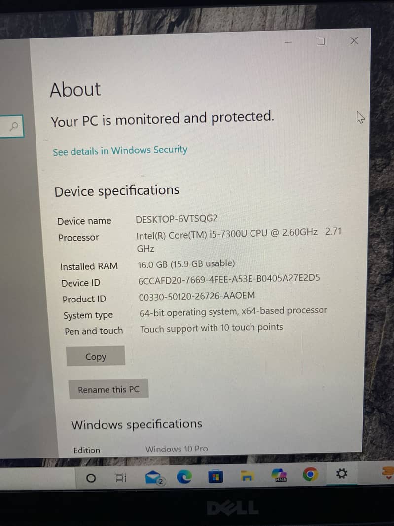 Dell  Latitude 7480 (Touch Screen) 3
