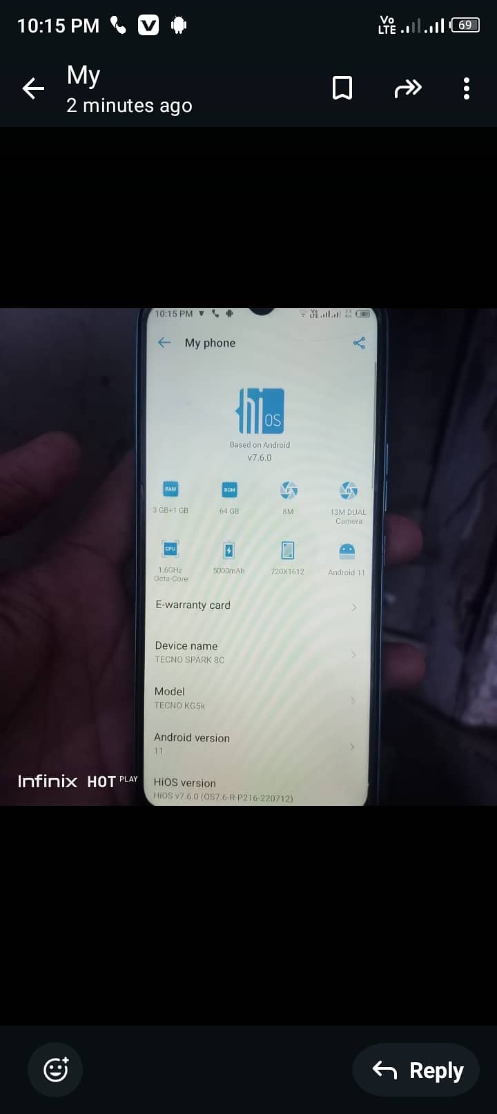 Tecno Spark 8C 3