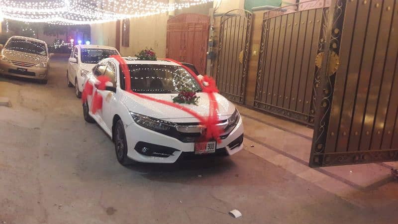 Honda civic available for rent and also for wedding booking. 0